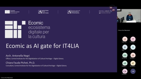 Thumbnail for Antonella Negri, Chiara Fauda Pichet (Ministero della  Cultura)