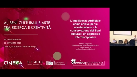 Thumbnail for L'Intelligenza Artificiale come chiave per la valorizzazione e la conservazione dei Beni culturali: un approccio interdisciplinare