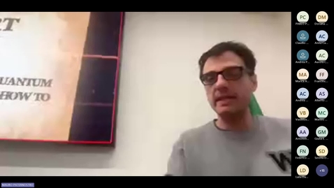 Thumbnail for Mauro Paternostro – Università di Palermo