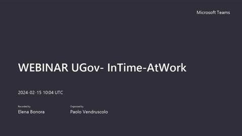 Thumbnail for WEBINAR UGov- InTime-AtWork